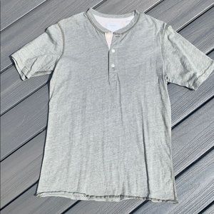 Billy Reid Shirt Sleeve Henley